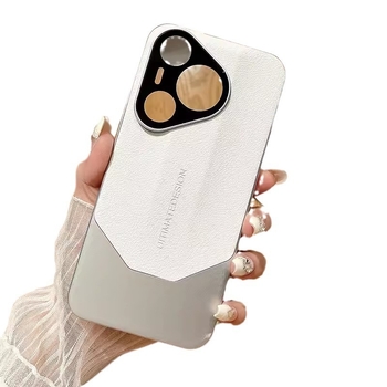 Carcasă protecție din piele sintetică, model lychee, pentru Huawei Pura80Pro și P70, acoperire completă, anti-cadere