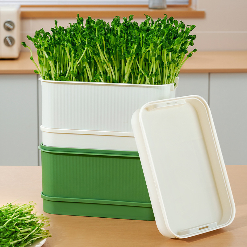 Oală hidroponică pentru germinare fasole mung, calitate alimentară, uz casnic