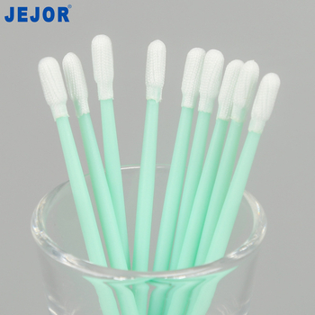 Bețișor de șters cu cap de material fără praf, tampon din bumbac anti-static pentru electronice, curățare în spații curate