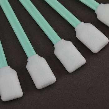Tampon de curățare fără praf și bețișor de șters din microfibră, antistatice