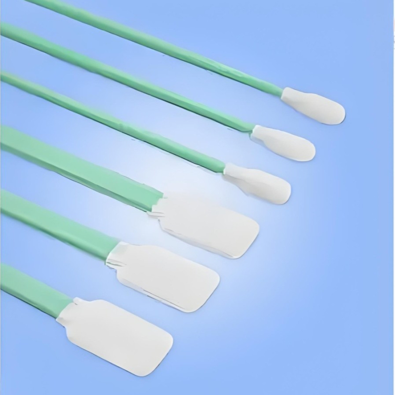 Soutronic Tijă PP purificată cu tampon mare de bumbac – ștergător fără praf – destinat industriei de hard disk semiconductori