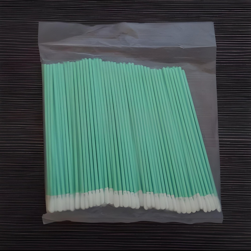 Soutronic Tijă PP purificată cu tampon mare de bumbac – ștergător fără praf – destinat industriei de hard disk semiconductori