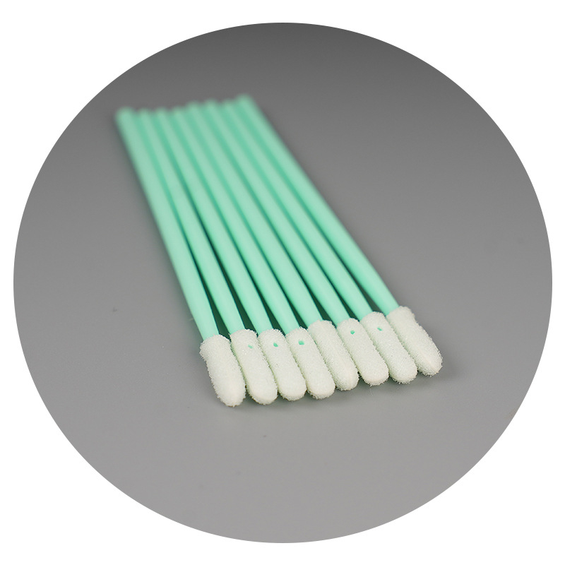636C Tampon de bumbac purificator, fără praf, cu cap textil, vârf rotund, curățare praf în spații, anti-static