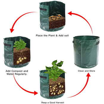 Geantă de plantare a cartofilor pentru grădinăritul acasă