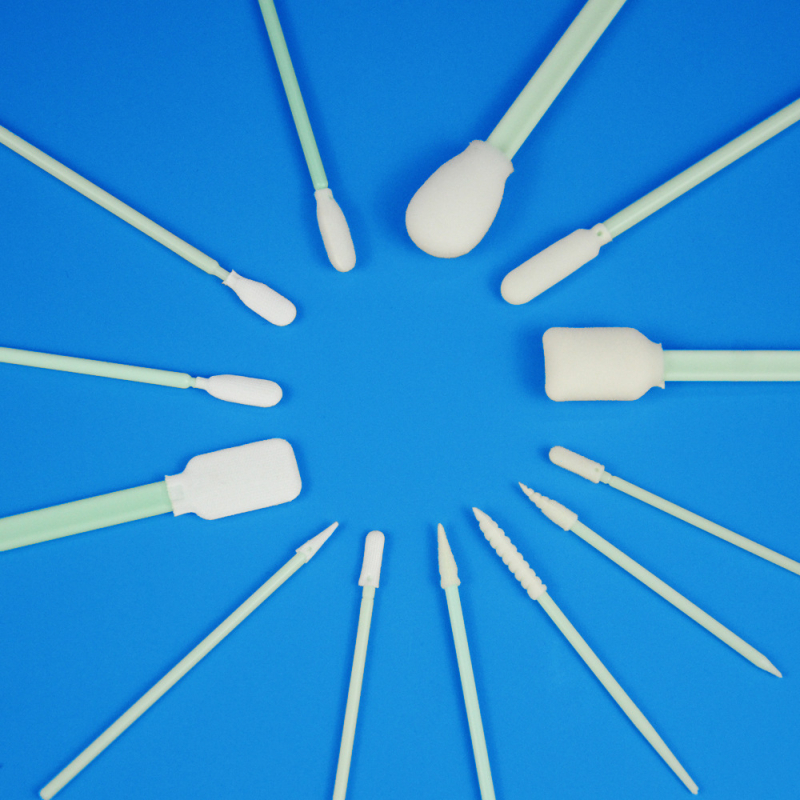 Instrument de curățare personalizat cu vârf din burete, tampon anti-static, fără praf pentru echipamente optice, imprimante și uz industrial