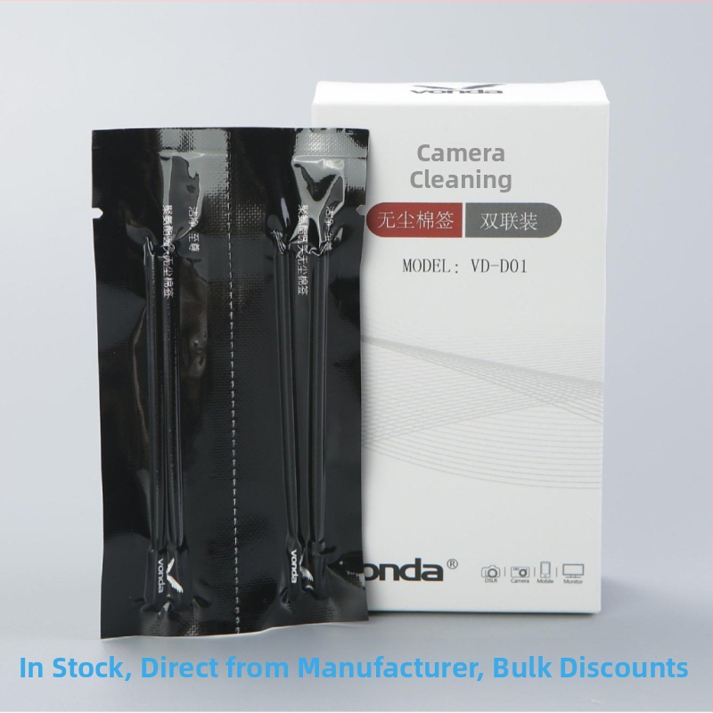 VD-D01 bețișoare de curățare pentru cameră, anti-static, ambalate individual, de unică folosință
