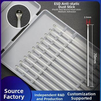 Bețișor ESD pentru îndepărtarea prafului cu tijă ABS, curățare lentile, anti-static, înlocuiește SA-001