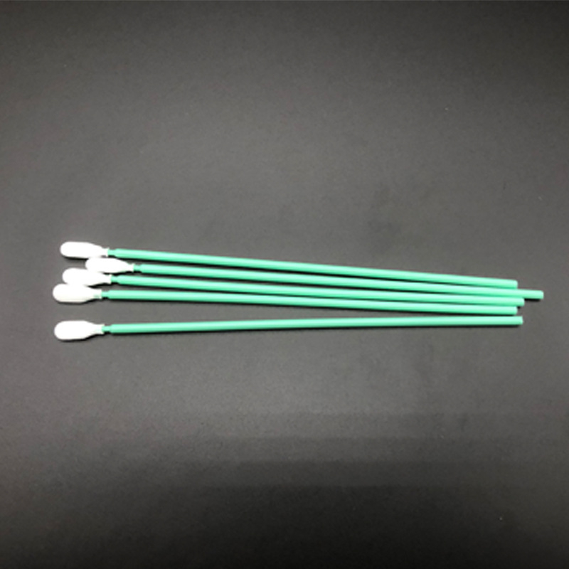 761 bețișor cu vârf plat, tijă de 163 mm, tampon din burete, anti-static, pentru suprafețe