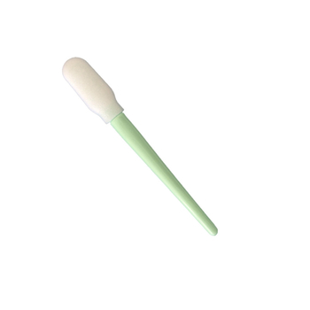 Tampon de curățare antistat cu cap de burete și tijă verde, pentru curățarea spațiilor dintre componente, a suprafețelor oglindă și a componentelor electronice
