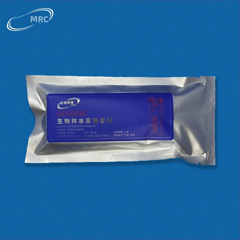 Kit de colectare a probelor biologice cu două tuburi, sterilizare, anti-static, include soluție de conservare și tampon de bumbac pentru extragerea probelor de dovezi.