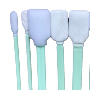 Tampon din bumbac fără praf cu vârf burete, vârf ascuțit sau plat, tijă PP, pentru duze imprimantă