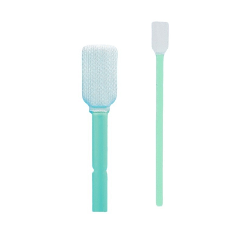 CY-715A Tampon de bumbac antistat fără praf, vârf plat, tijă PP, pentru curățarea suprafețelor