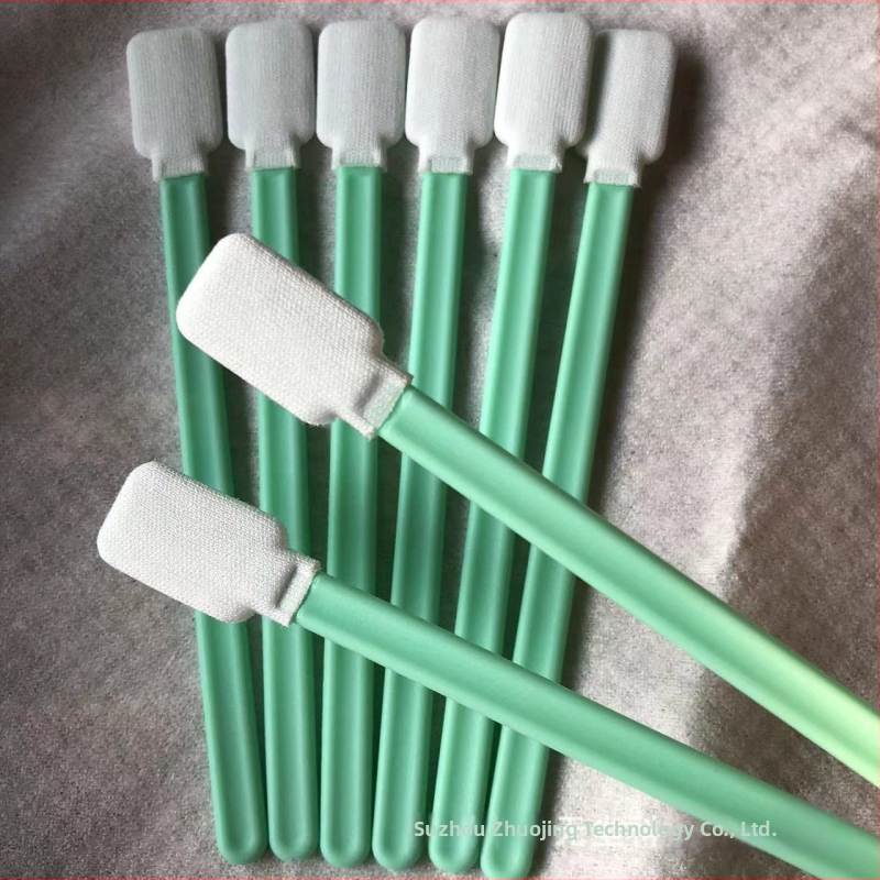 Bețișoare de curățare fără praf, cu capete din microfibră, anti‑static pentru electronice, optică, aviație și cosmetică – 100 buc./ambalaj