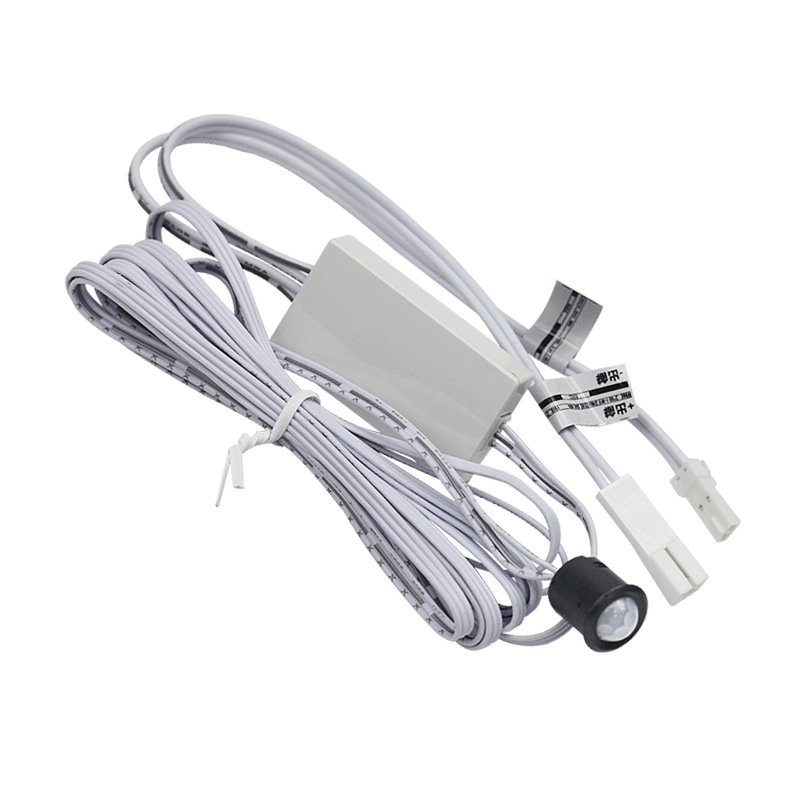 Senzor LED infraroșu de mișcare – întrerupător pentru interior, temporizare de aproximativ 45 s, 12–24 V