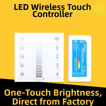 Dotykový LED dimmer typu 86 pre jednobarevný LED pás