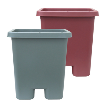 Noul ghiveci dreptunghiular din plastic pentru balcon, adânc, pentru cultivarea legumelor și florilor