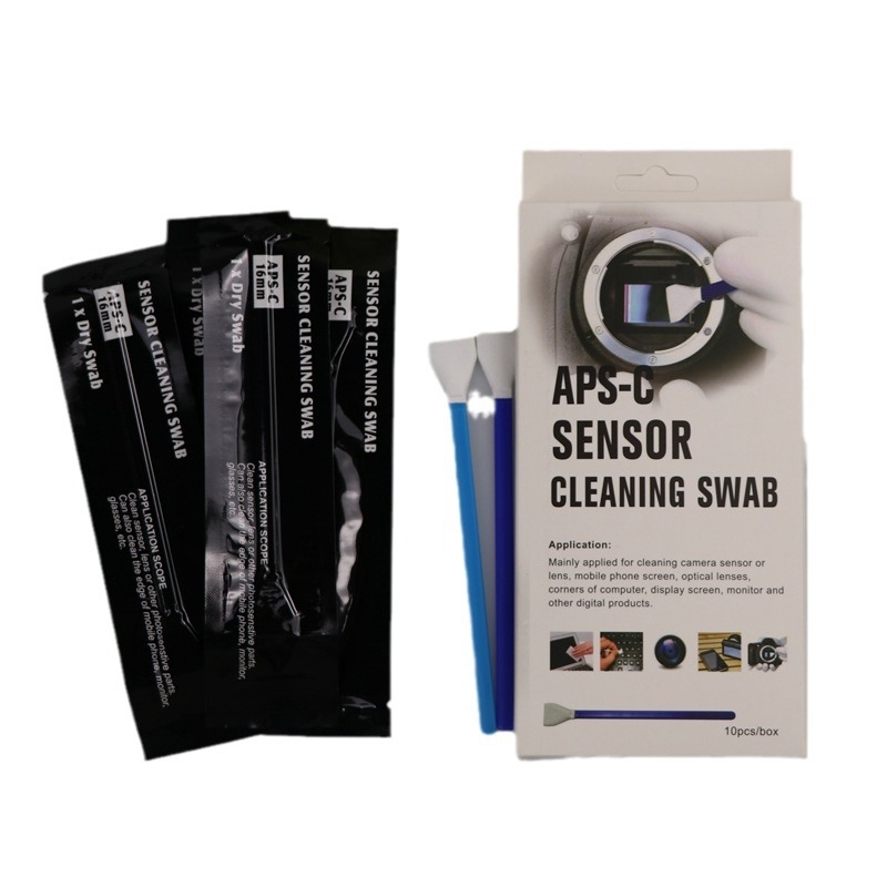 Bețișor de curățare pentru senzor DSLR, cap microfibră, 16 mm jumătate de cadru