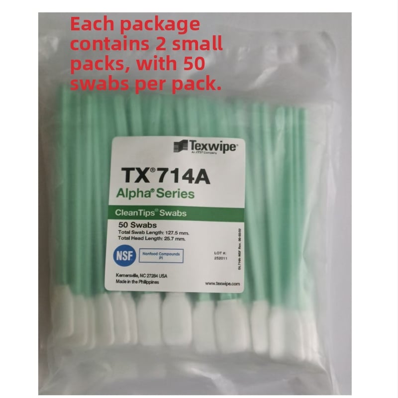 Texwipe TX714A bezprašný čistiaci tampón pre farmaceutickú výrobu