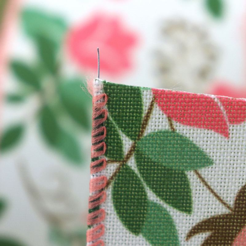 Розова флорална двустранна лента Grosgrain с телен кант и имитация на лен, за DIY панделки и гирлянди
