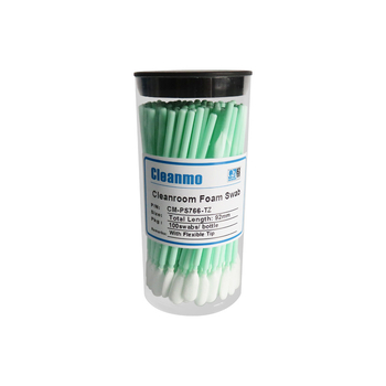 Bețișoare din bumbac în tub CM-PS766, fibră poliesterică, îndepărtarea prafului, sterile, antistatice, 100 buc./tub