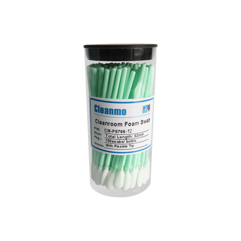 Bețișoare din bumbac în tub CM-PS766, fibră poliesterică, îndepărtarea prafului, sterile, antistatice, 100 buc./tub