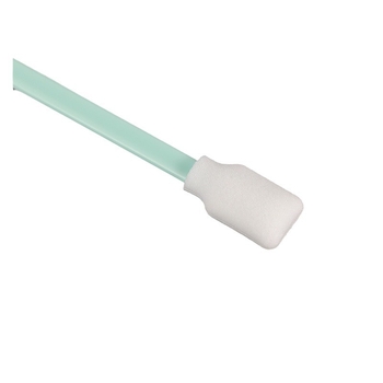 Tampon cu cap de burete, fără praf, fibre fine, curățare industrială cu cap plat pentru lentile laser