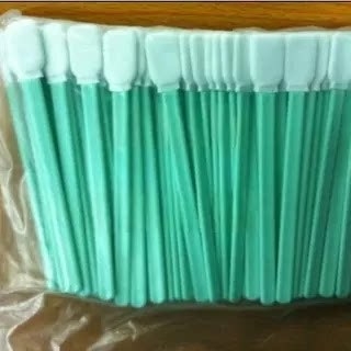 Bețișoare din bumbac cu vârfuri din material textil fără praf, pentru curățarea ecranelor electronice și a ochelarilor; bețișoare burete pentru curățare