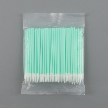 622B Tampon de bumbac fără scame, cu vârf ascuțit, pentru curățarea lentilelor optice