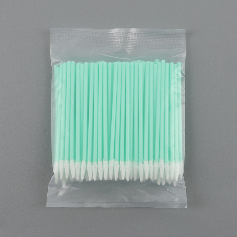 622B Tampon de bumbac fără scame, cu vârf ascuțit, pentru curățarea lentilelor optice