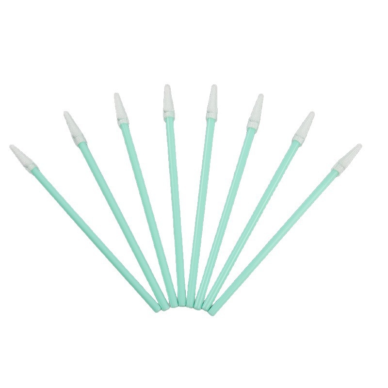 622B Tampon de bumbac fără scame, cu vârf ascuțit, pentru curățarea lentilelor optice