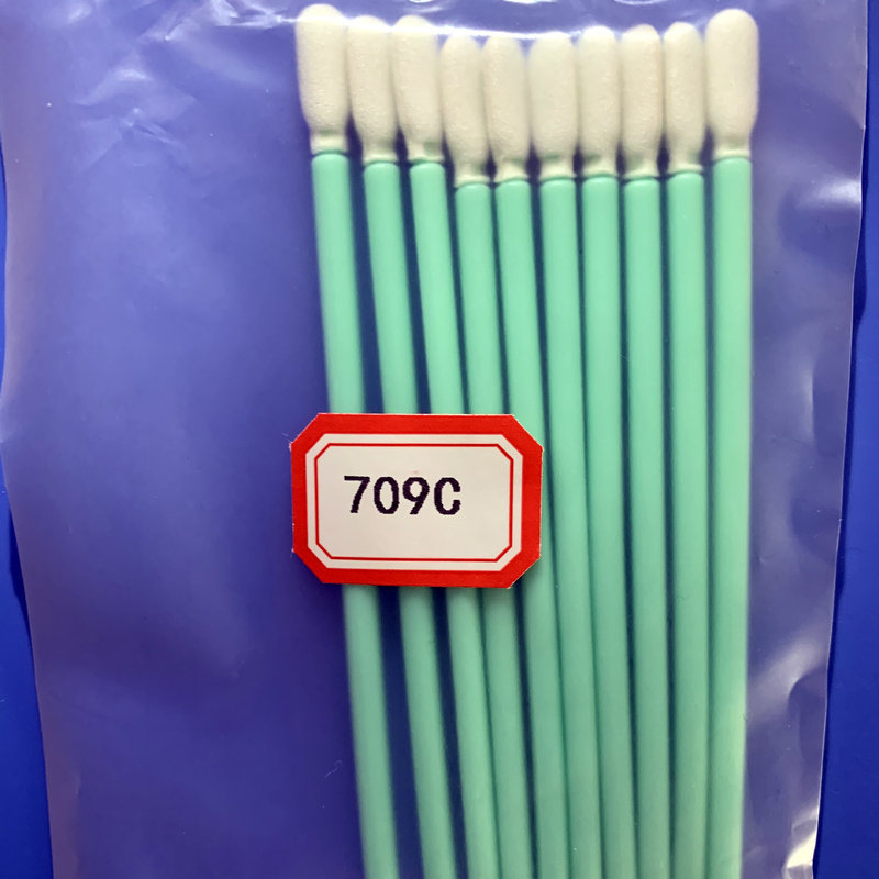 709C bețișor de curățare fără praf, cu cap din material textil și vată de bumbac pentru curățarea suprafețelor