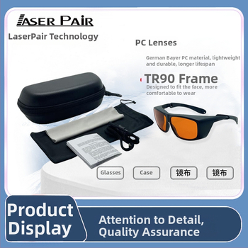 Laserové ochranné okuliare 532 nm zelený laser OD7 pre kozmetický laser