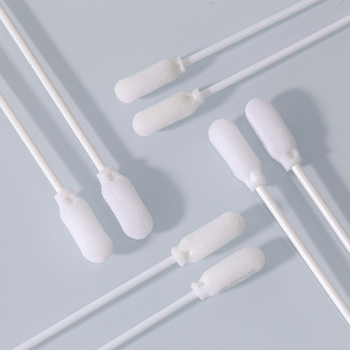 Tampon de curățare din bumbac cu burete pentru lentile industriale și duze de imprimantă inkjet