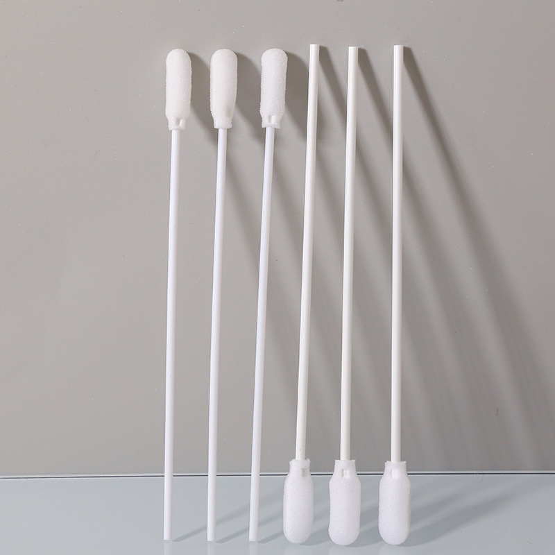 Tampon de curățare din bumbac cu burete pentru lentile industriale și duze de imprimantă inkjet
