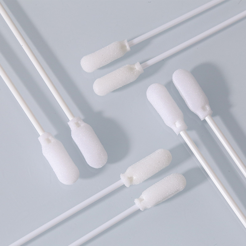 Tampon de curățare din bumbac cu burete pentru lentile industriale și duze de imprimantă inkjet