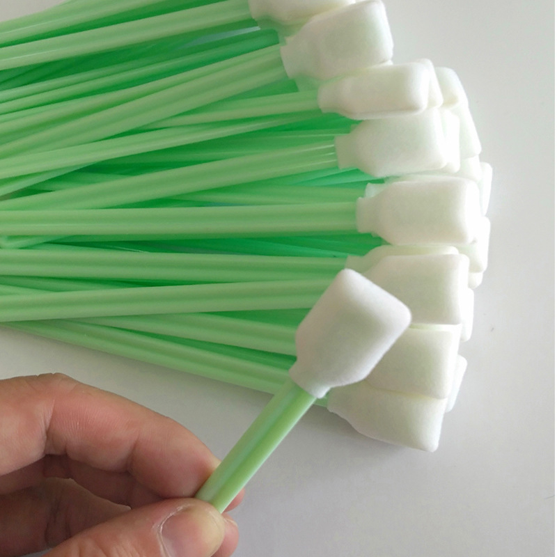 Bețișor de curățare cu burete și tampon de bumbac pentru curățarea duzelor la imprimanta UV cu platou