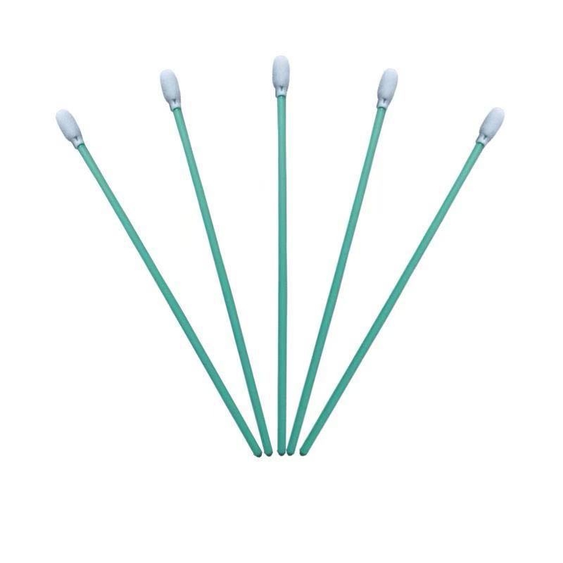 Tampon de curățare fără praf cu vârf din burete poliuretan și tijă PP, 6 inch, anti-static, pentru plăci PCB și ecrane LCD