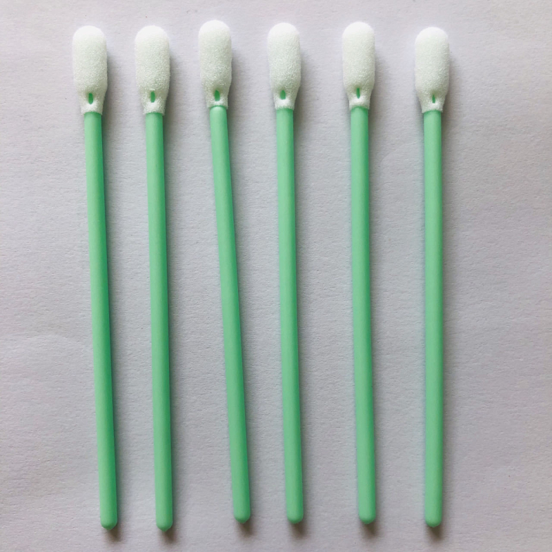 Tampon de curățare fără praf cu vârf din burete poliuretan și tijă PP, 6 inch, anti-static, pentru plăci PCB și ecrane LCD