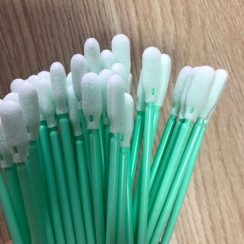 Tampon de curățare fără praf cu vârf din burete poliuretan și tijă PP, 6 inch, anti-static, pentru plăci PCB și ecrane LCD