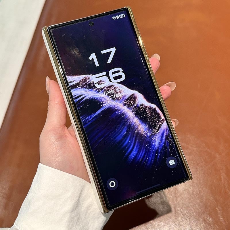 Huawei Mate Xt magnetsko kućište s dvostrukom osi – središnji dizajn, luksuzna PU koža