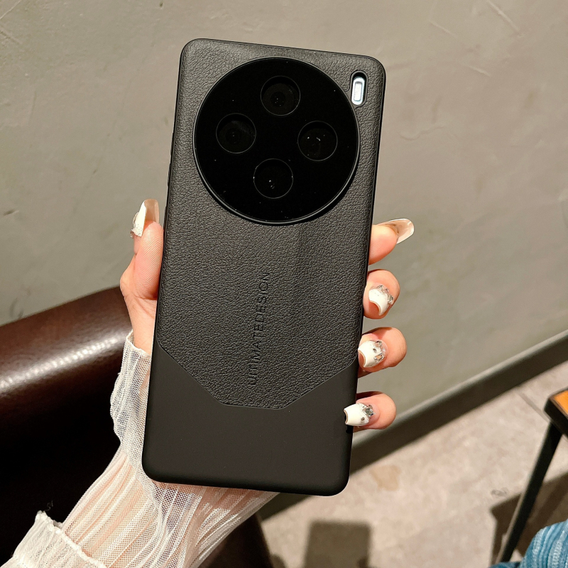 Carcasă din piele pentru Vivo X300 S30Pro, protecție totală, textură lychee