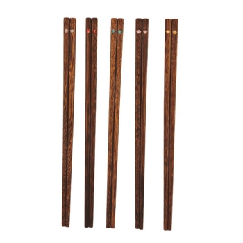 Ανώτερού επιπέδου κινεζικού στυλ ξύλινες chopsticks για οικιακή χρήση, χωρίς βαφή ή κερί, αντιολισθητικές, από μασίφ ξύλο, ένα ζευγάρι ανά άτομο, για ατομική χρήση
