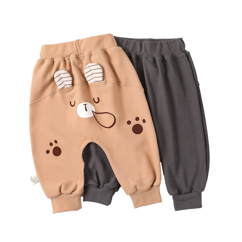 Baba PP nadrágok, kényelmes meleg hosszúnadrág gyerekeknek, poliészter-spandex keverék