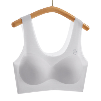 Ice Silk grudnjak u vest-stilu za tine djevojčice, prozračan, diskretan