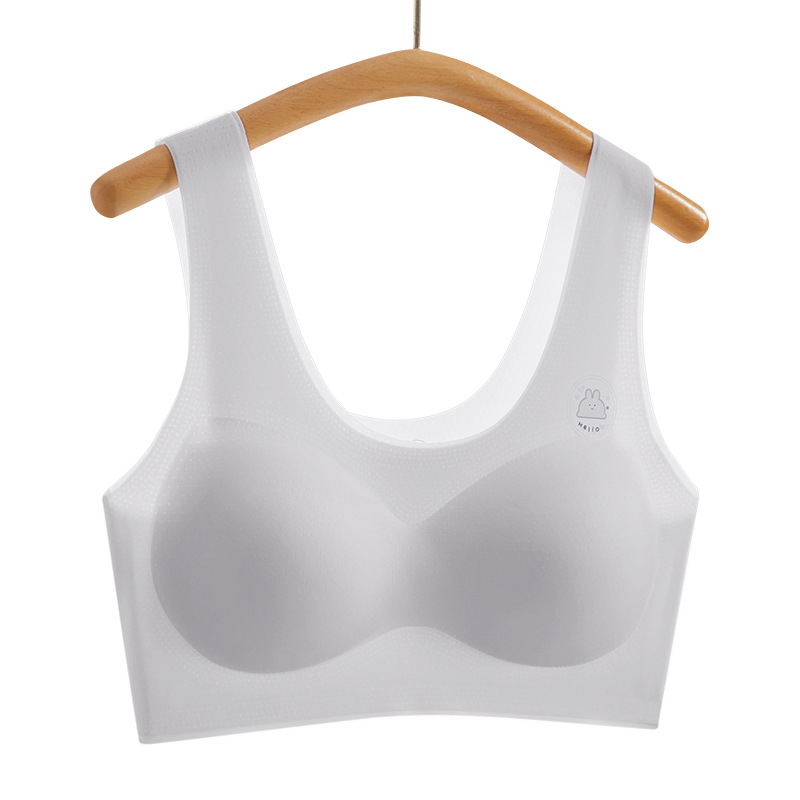 Ice Silk grudnjak u vest-stilu za tine djevojčice, prozračan, diskretan