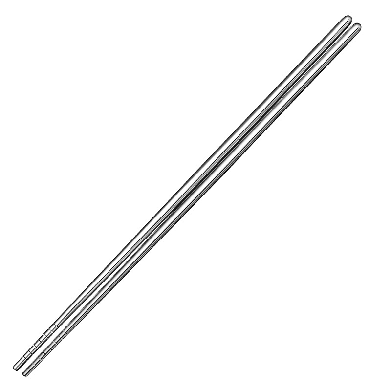 Houyang oțel inoxidabil 304, bețe de mâncare prelungite, pentru prăjit și tăiței, metalice, antiderapante, anti-arsuri, pentru oale, 36 cm