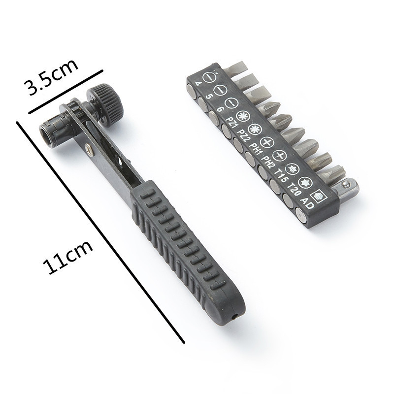 Șurubelniță universală cu clichet, cheie unghiulară în formă de L, ax flexibil, biți Philips, plat, Torx și hex, set de 513 piese cu biți și capete