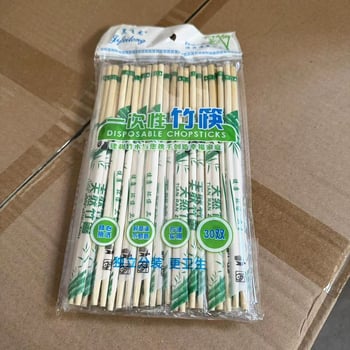 Ξυλάκια φαγητού μίας χρήσης από ξύλο, 30 ζεύγη, χωρίς βερνίκι, κατάλληλα για κατασκήνωση και πικ νικ, απλός σχεδιασμός, βιοδιασπώμενα.