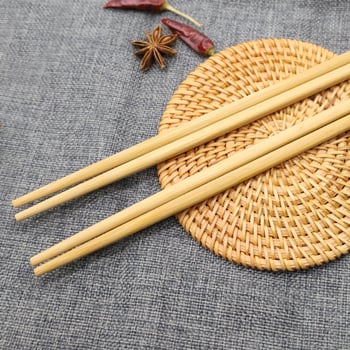 Chopsticks από μπαμπού, καρβοποιημένα, μονόχρωμα, για οικιακή χρήση, σε πακέτα 30 ή 50 ζευγάρια, χονδρική, με λογότυπο