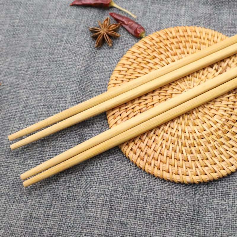 Chopsticks από μπαμπού, καρβοποιημένα, μονόχρωμα, για οικιακή χρήση, σε πακέτα 30 ή 50 ζευγάρια, χονδρική, με λογότυπο